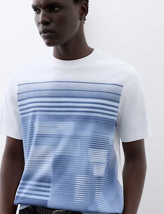 Camiseta 100 % algod&oacute;n de corte est&aacute;ndar con gr&aacute;fico