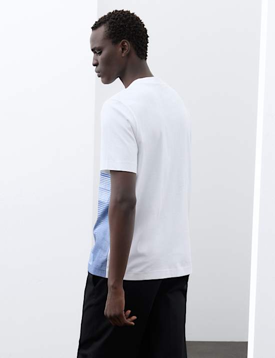 Regular Fit Pure Cotton Graphic T-Shirt