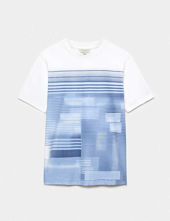 Regular Fit Pure Cotton Graphic T-Shirt