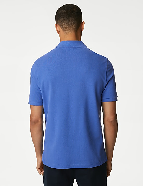Pure Cotton Pique Regular Fit Polo Shirt