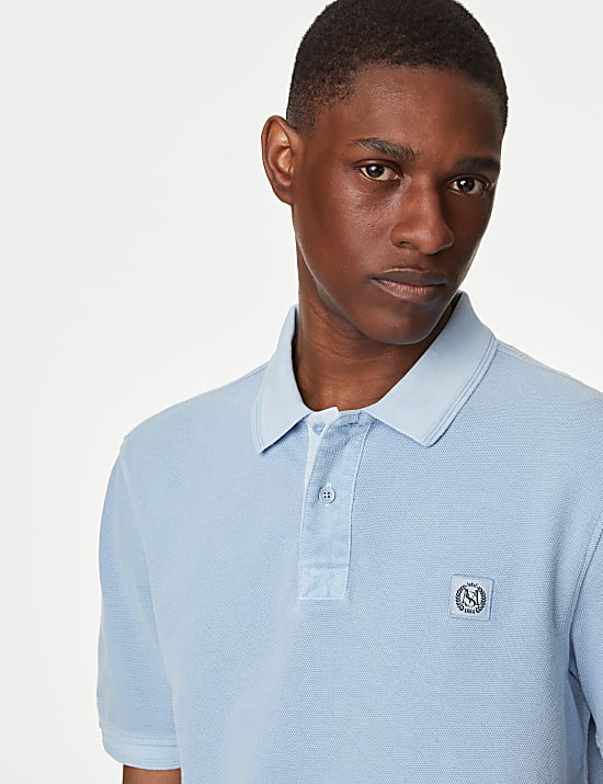 Pure Cotton Polo Shirt