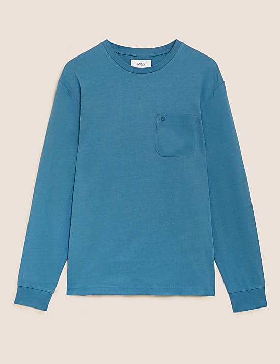 Pure Cotton Long Sleeve T-Shirt