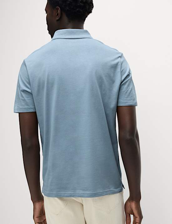 Pure Cotton Jersey Polo Shirt