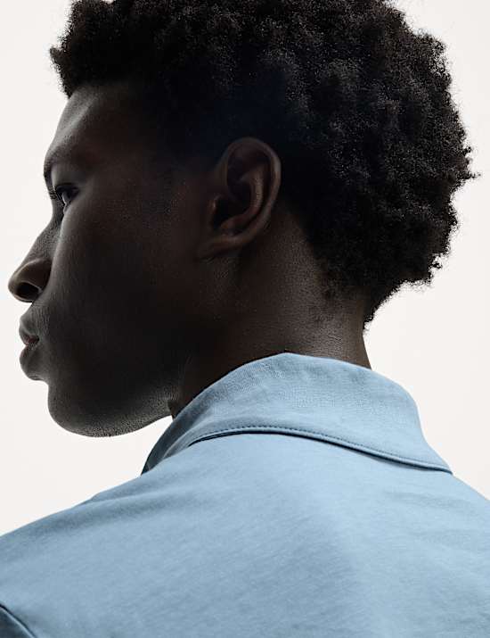 Pure Cotton Jersey Polo Shirt