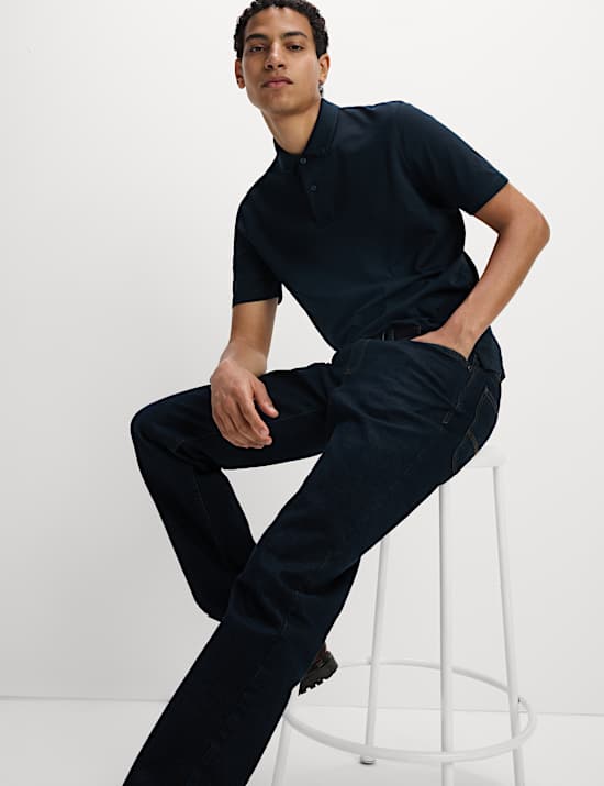 Pure Cotton Jersey Polo Shirt