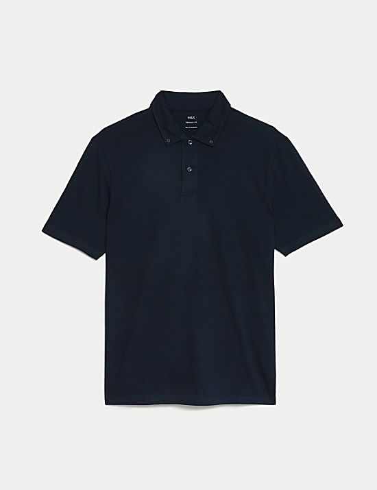 Pure Cotton Jersey Polo Shirt