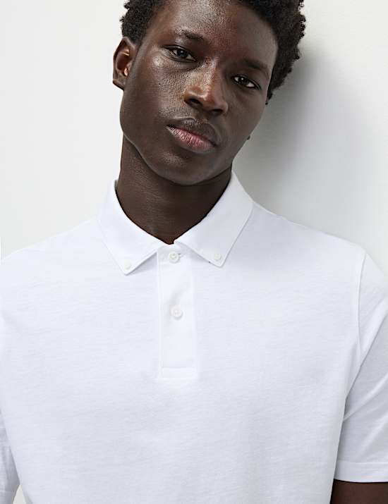 Polo en jersey 100 % coton