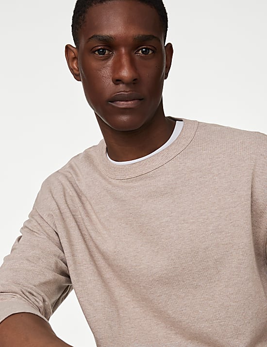 &Mu;&alpha;&kappa;&rho;&upsilon;&mu;ά&nu;&iota;&kappa;&omicron; oversized T-Shirt &alpha;&pi;ό 100% &beta;&alpha;&mu;&beta;ά&kappa;&iota;