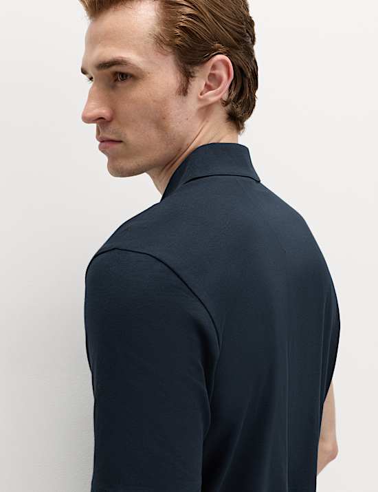 Pure Cotton Jersey Polo Shirt