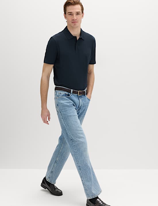 Pure Cotton Jersey Polo Shirt