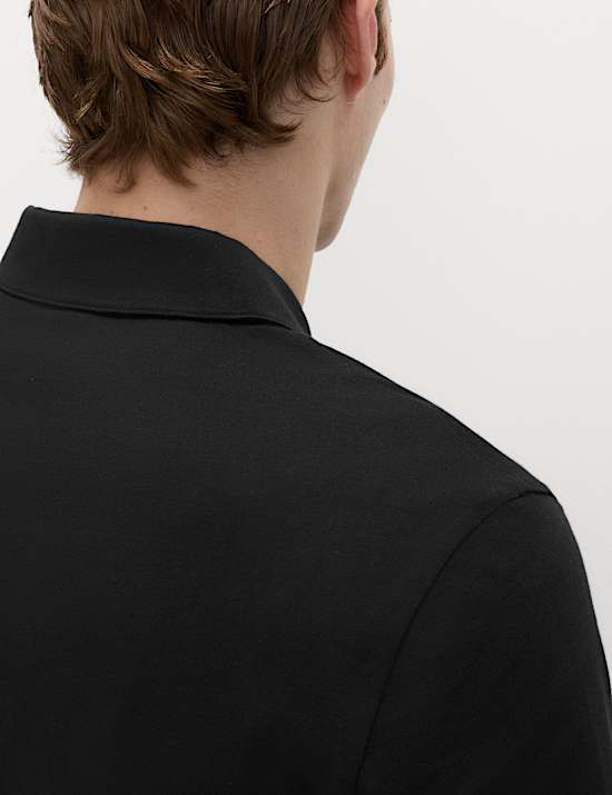 Pure Cotton Jersey Polo Shirt