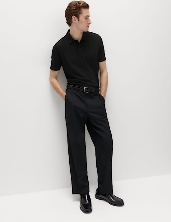 Pure Cotton Jersey Polo Shirt