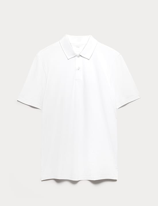 Pure Cotton Jersey Polo Shirt