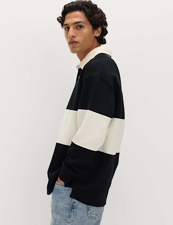 Cotton Rich Pique Rugby Shirt