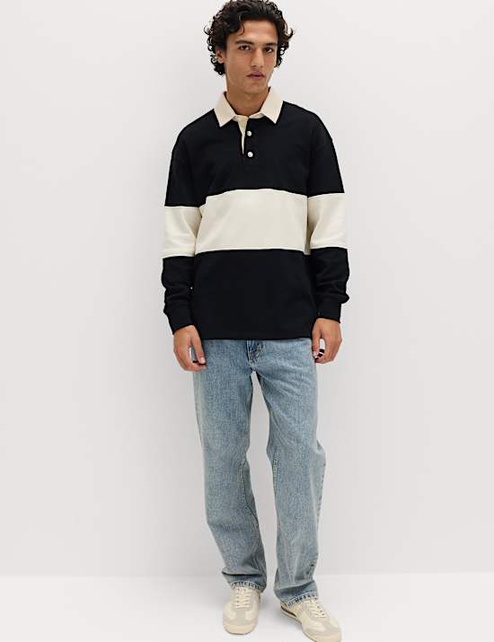 Cotton Rich Pique Rugby Shirt