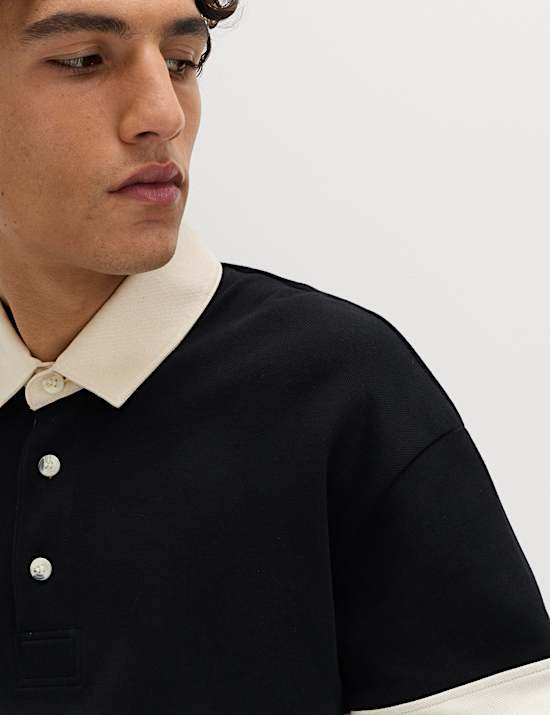 Cotton Rich Pique Rugby Shirt