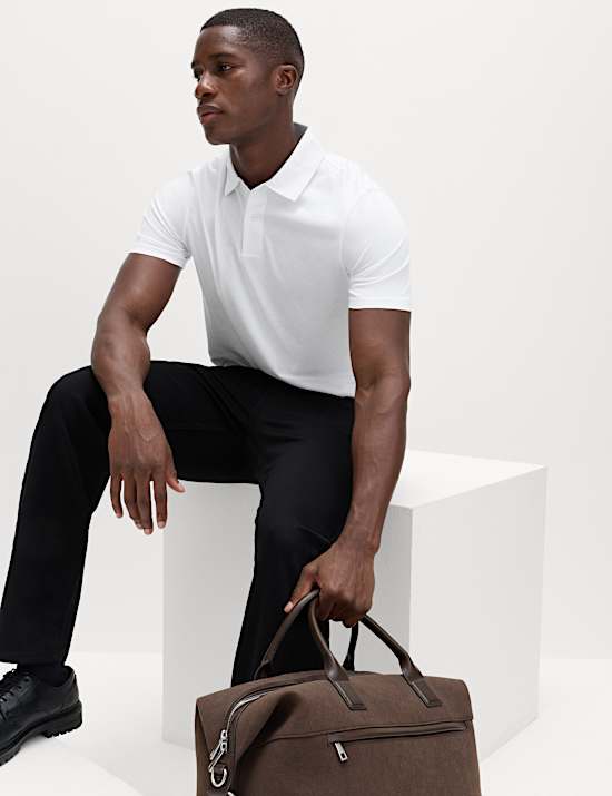 2 Pack Regular Fit Pure Cotton Polo Shirts