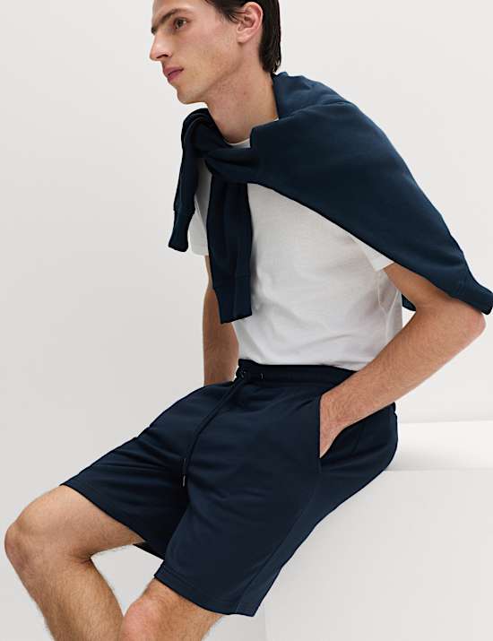 Elasticated Waist Cotton Rich Shorts