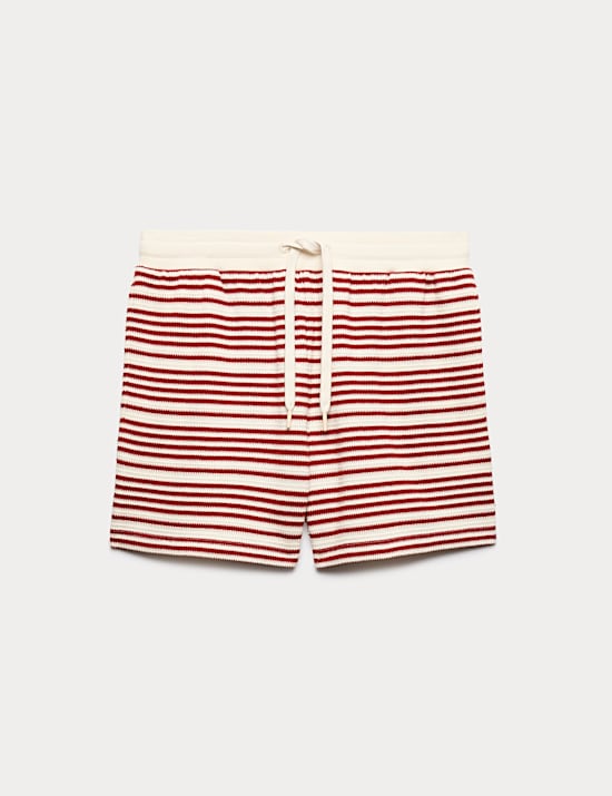 Cotton Rich Variegated Stripe Shorts