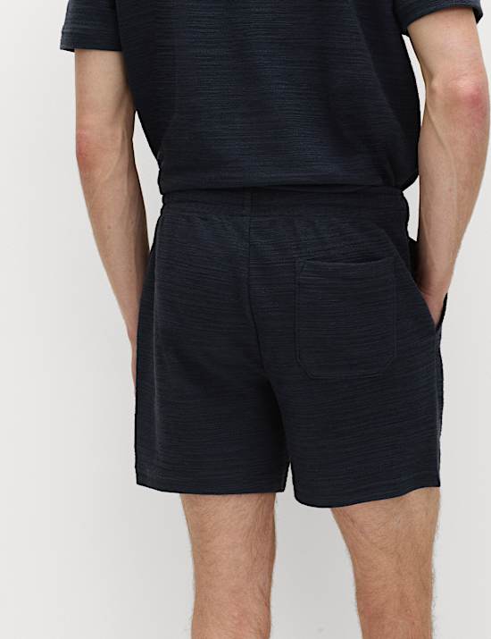 Boucl&eacute; Cotton Rich Shorts