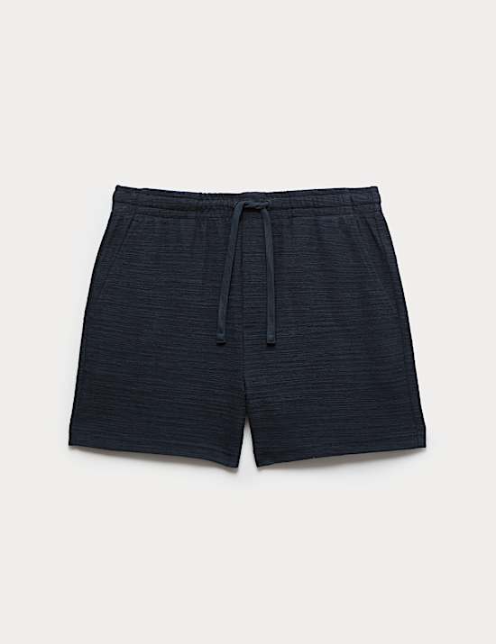 Boucl&eacute; Cotton Rich Shorts