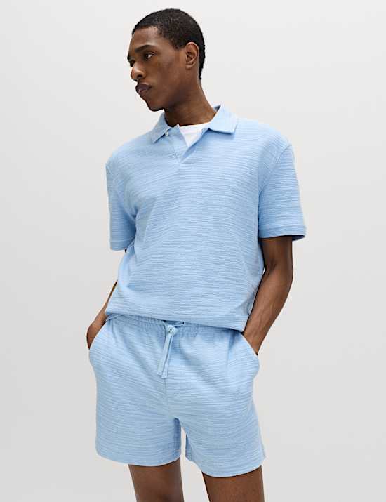Boucl&eacute; Cotton Rich Shorts