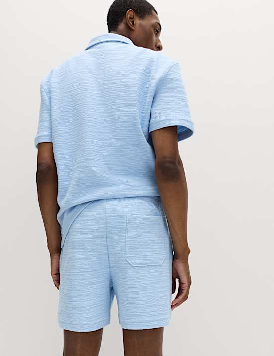 Boucl&eacute; Cotton Rich Shorts