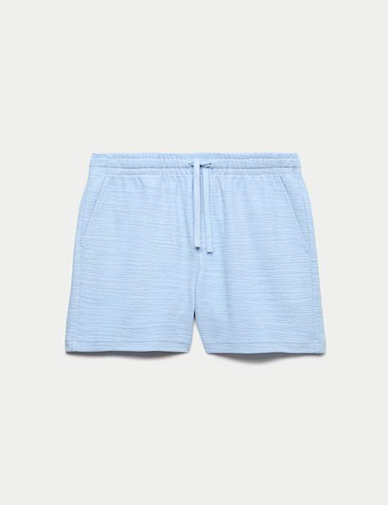 Boucl&eacute; Cotton Rich Shorts