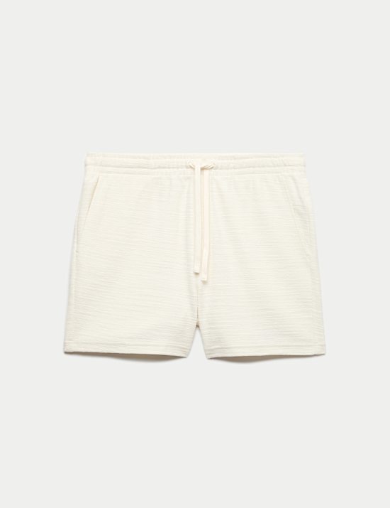 Boucl&eacute; Cotton Rich Shorts