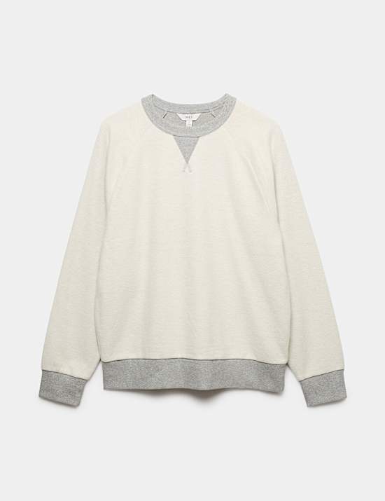 Cotton Rich Crew Neck Sweatshirt