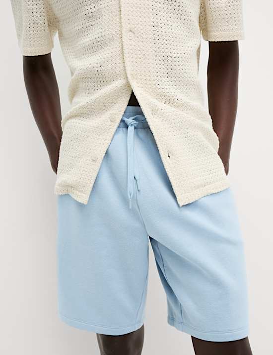 Elasticated Waist Cotton Rich Oversized Shorts