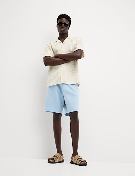 Elasticated Waist Cotton Rich Oversized Shorts