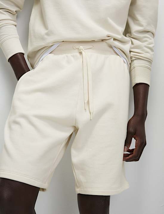 Elasticated Waist Cotton Rich Oversized Shorts