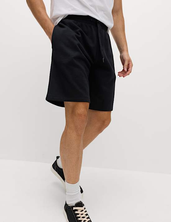 Elasticated Waist Cotton Rich Oversized Shorts