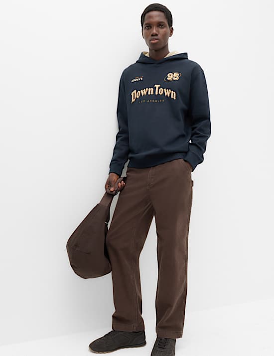 Cotton Rich Graphic Hoodie