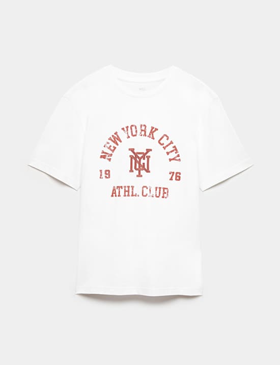 Pure Cotton Graphic Short Sleeve T-Shirt
