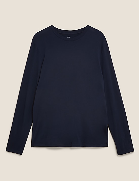 Pure Cotton Long Sleeve T-Shirt