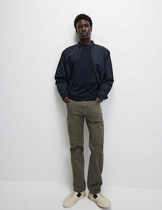 Langarm-T-Shirt aus reiner Baumwolle