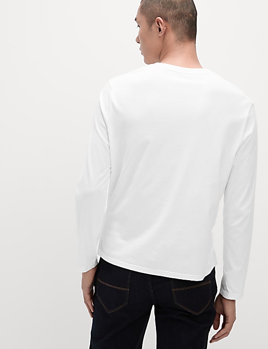 Pure Cotton Long Sleeve T-Shirt