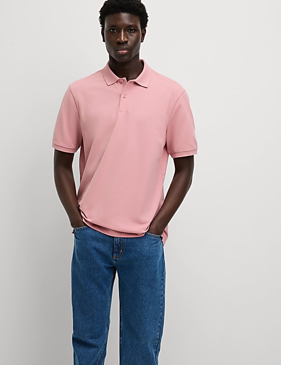 Ultieme regular-fit poloshirt van piquéstof