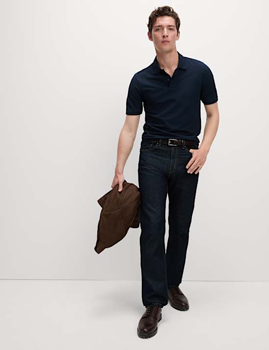 Slim Fit Cotton Rich Pique Polo Shirt