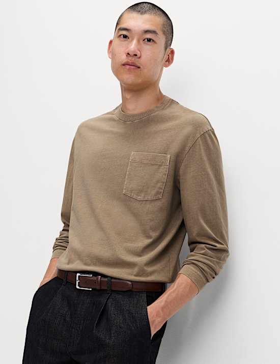 T-shirt col ras du cou 100 % coton