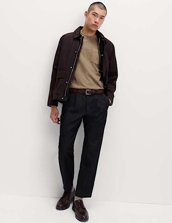 Pure Cotton Crew Neck T-Shirt