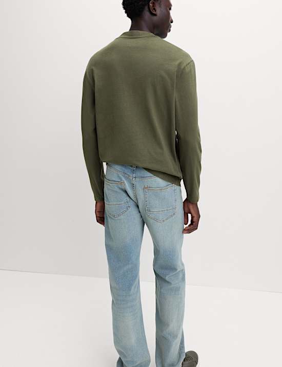 T-Shirt aus reiner Baumwolle mit Rundhalsausschnitt