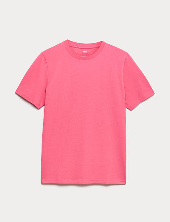 Camiseta 100 % algod&oacute;n de corte est&aacute;ndar con cuello redondo