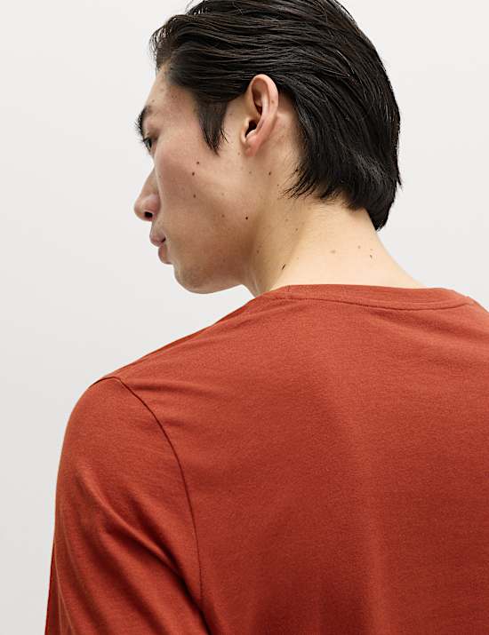 Camiseta 100 % algod&oacute;n de corte est&aacute;ndar con cuello redondo