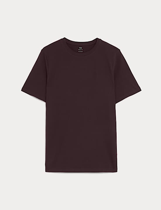 Regular Fit Pure Cotton Crew Neck T-Shirt