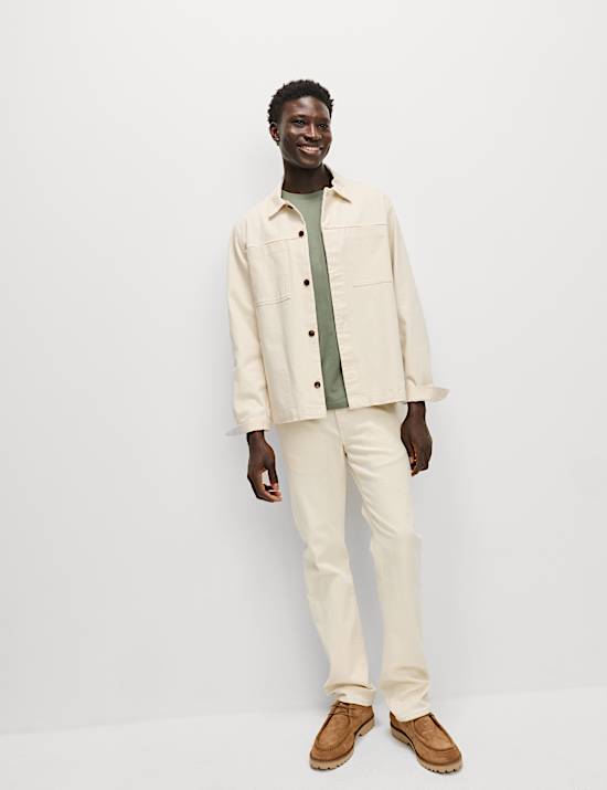 Regular Fit Pure Cotton Crew Neck T-Shirt