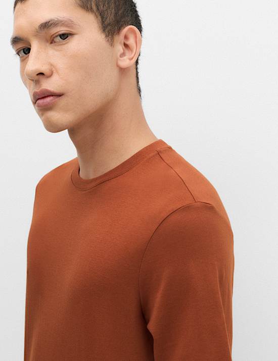 Camiseta 100 % algod&oacute;n de corte est&aacute;ndar con cuello redondo