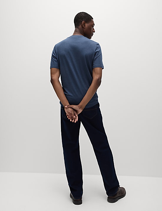 Regular Fit Pure Cotton Crew Neck T-Shirt